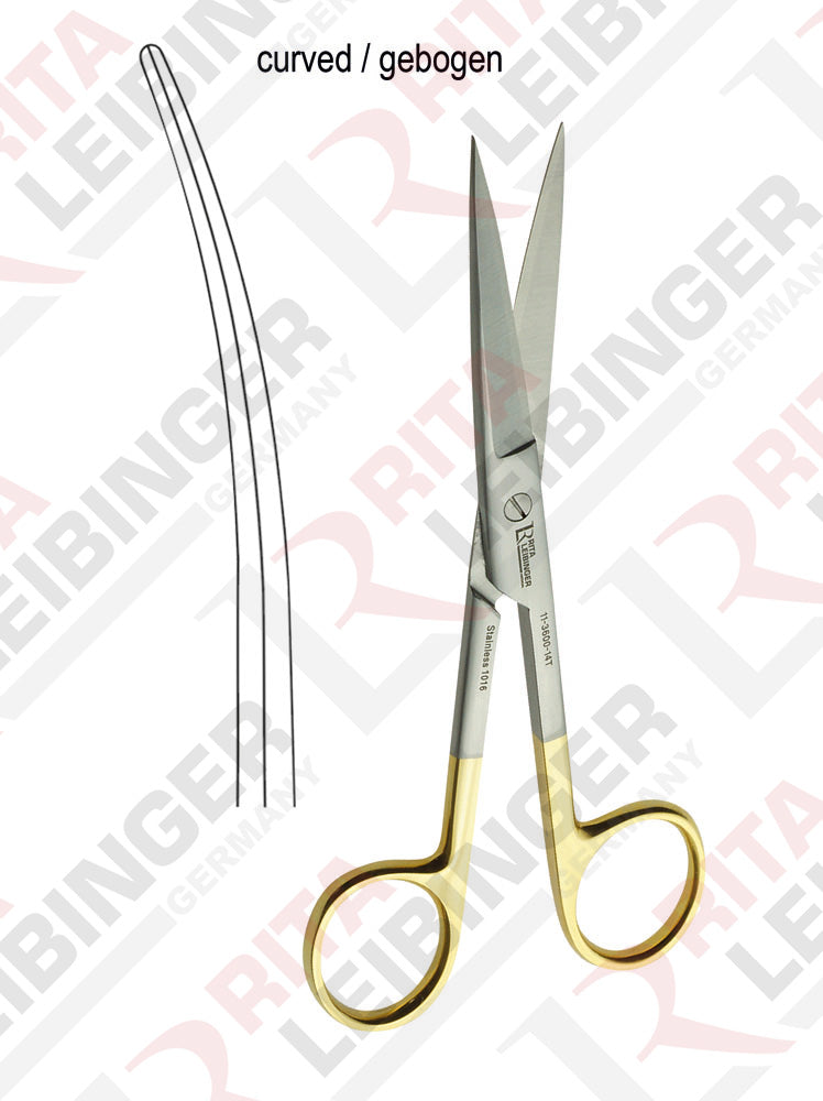 "Standard Schere, gebogen, mit Hartmetalleinsatz, 14,5 cm/ 5 3/4"", sp/sp"