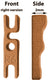 3-hole, 2mm, right
