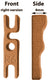 3-hole, 4mm, right