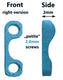 2-hole (petite), 2mm, right