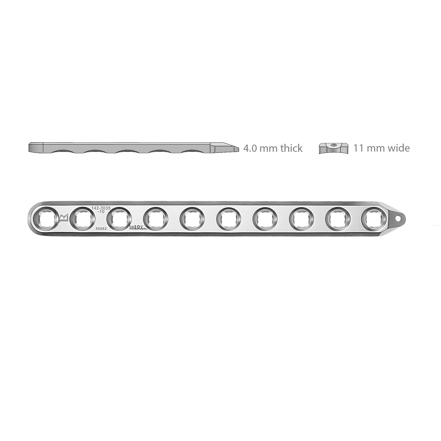 3.5mm multiaxiale Verriegelungsplatten